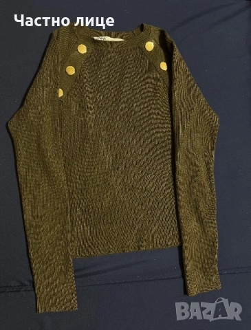 Блуза Zara, черен топ