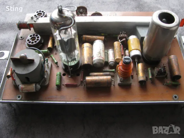 Платка Лампов Усилвател от RFT BG23 - 2 Лампов Магнетофон 1961год, снимка 1