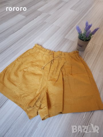 Панталони цвят горчица, снимка 1 - Къси панталони и бермуди - 41524580