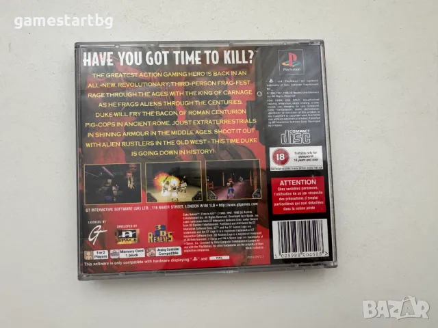 Duke Nukem Time To Kill за PS1, снимка 2 - Игри за PlayStation - 50229549