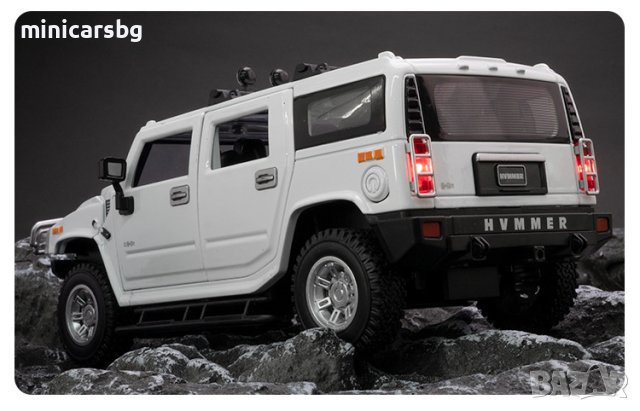 Метални колички: Hummer H2 (Хамър), снимка 13 - Колекции - 41755835