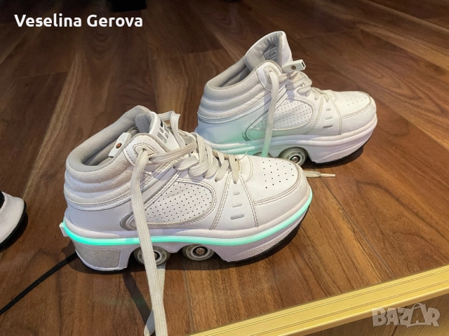 Уникални маратонки-кънки стелка 23,5