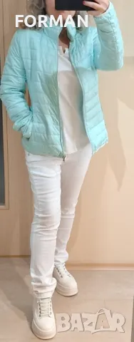 Преходно яке в цвят мента , снимка 3 - Якета - 49592426