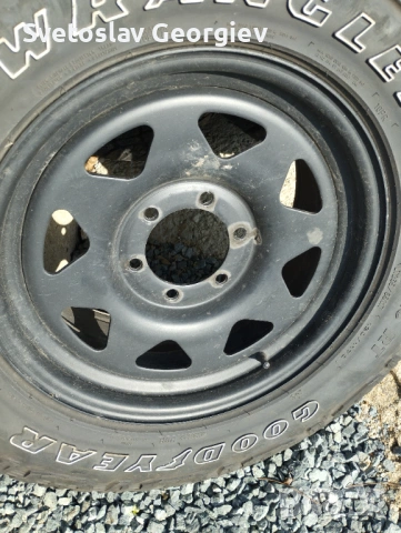 Продавам джанти с гуми 17" за Mitsubishi L200, снимка 2 - Гуми и джанти - 53311232