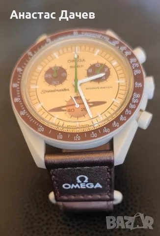 OMEGA + SWATCH Speadmaster, снимка 7 - Мъжки - 56057093