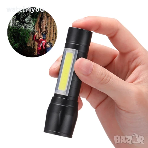 НОВ LED ФЕНЕР ДЖОБНО ФЕНЕРЧЕ ФЕНЕРИ FLASHLIGHT FENERCHE КОМПАС ОТ НЕРЪЖДАЕМА СТОМАНА.COMPASS КОМПАСИ, снимка 12 - Екипировка - 50499962