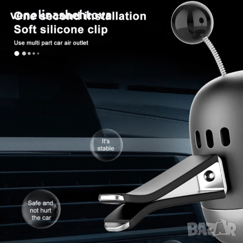 Супер забавен ароматизатор за кола АВТОМОБИЛ РОБОТ с 3 пълнителя, снимка 7 - Аксесоари и консумативи - 44550000