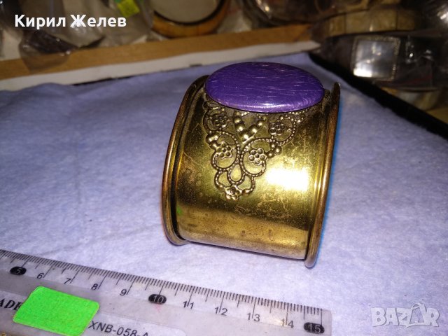 БРОНЗИРАНА АР ДЕКО СТИЛ ФЛОРАЛНО ОРНАМЕНТИРАНА РЕГУЛИРУЕМА ГРИВНА 26876, снимка 9 - Гривни - 41268861