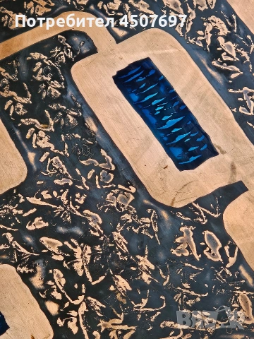 Склупторна Бруталистична маса от мед и дърво от Хайнц Лилиентал, 70-те години ., снимка 8 - Антикварни и старинни предмети - 53721611