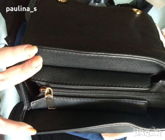 Дамска кожена раница / нова / със златисти орнаменти , снимка 6 - Раници - 36235116