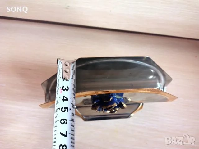 Красив Позлатен Салфетник 24К, снимка 10 - Антикварни и старинни предмети - 49320731