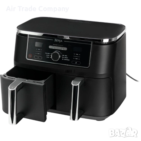Фритюрник с горещ въздух Ninja AF400EU 9.5 L, черен, снимка 9 - Фритюрници - 51687365