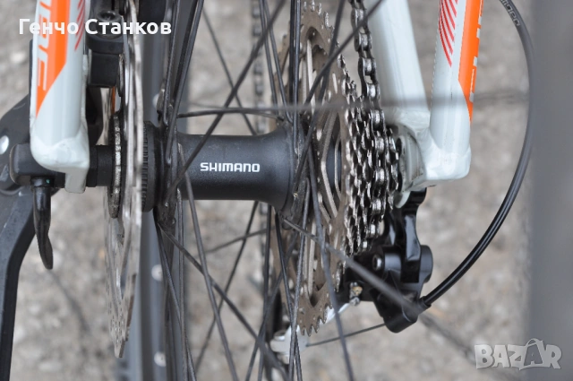 Cube Attention 29-3х10-Deore XT с хидравлика-алуминиев велосипед, снимка 11 - Велосипеди - 53854881
