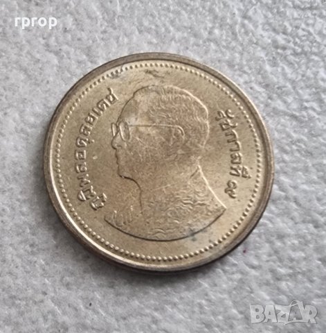 Монети. Тайланд.  1 , 2, 5  и 10 бата. Тайландски батове. 4 бройки., снимка 7 - Нумизматика и бонистика - 38228744