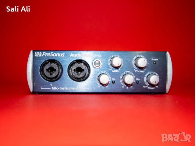 PreSonus AudioBox 22VSL USB аудио интерфейс, 24bit 96khz, 48V, снимка 3 - Други - 53385909