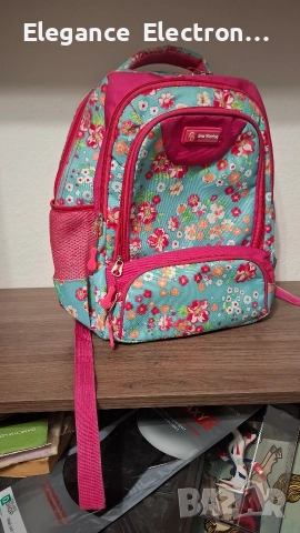 Детска/ученическа раница New Winning – флорална, снимка 2 - Раници - 52891676