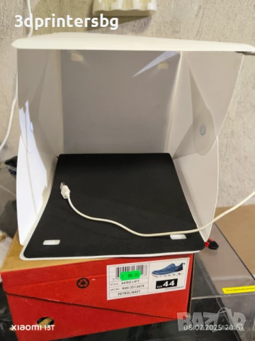 Палатка за продуктова фотография с LED осветление, снимка 2 - Светкавици, студийно осветление - 50955099