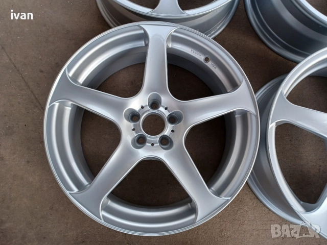 4 бр. чисто нови алуминиеви джанти AEZ 18 цола 5x100, централен отвор 54.1 , ET42, 7J, снимка 4 - Гуми и джанти - 51542748