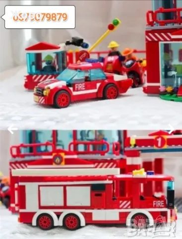 Конструктор градски пожарникари комплекс 969 части 0231137 , снимка 9 - Конструктори - 48133885