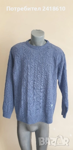 Yves Saint Laurent Wool / Knit Mens Size 52 - L  НОВО! ОРИГИНАЛ! Mъжки Вълнен Пуловер, снимка 4 - Пуловери - 53610644
