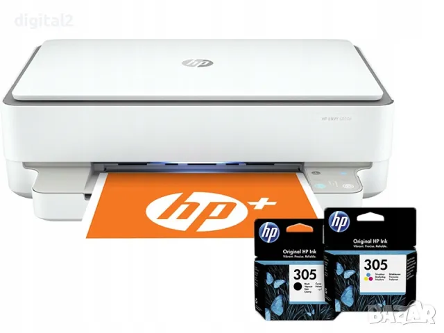 Принтер и Скенер 3in1 HP ENVY 6020e Копирна машина 24м гаранция, снимка 8 - Принтери, копири, скенери - 48187829
