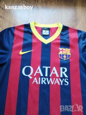 Nike Barcelona - страхотна футболна тениска КАТО НОВА S, снимка 3 - Тениски - 53839710