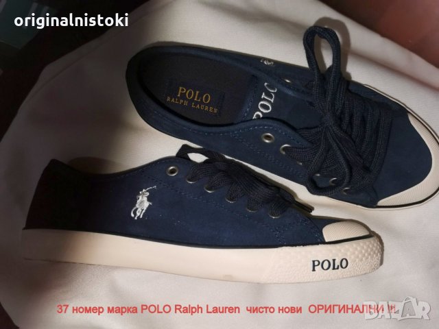 марка POLO RALPH LAUREN ОРИГИНАЛНИ размер 37 , снимка 4 - Кецове - 33840109