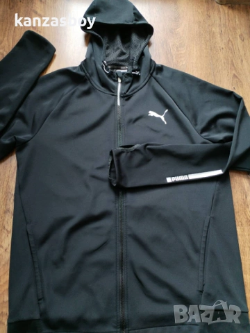 Puma Tec Sports FZ - страхотно мъжко горнище КАТО НОВО Л, снимка 5 - Спортни дрехи, екипи - 53342168