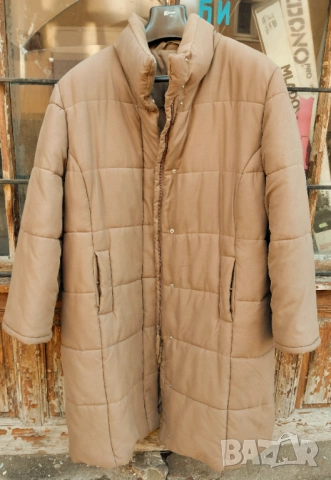 ТОПЛО ДЪЛГО ЯКЕ - ТОПЛО ДЪЛГО ПАЛТО - КАПИТОНИРАНО, ВАТИРАНО, С ПЪЛНЕЖ, снимка 2 - Якета - 52574757