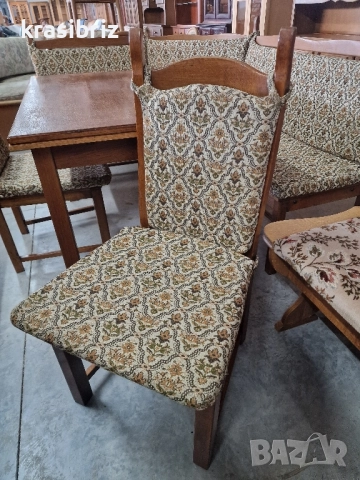 К-т Масивен Кухненски Ъгъл с Разтегателна Маса и 2бр.Стола-внос от Германия!, снимка 5 - Дивани и мека мебел - 51792992