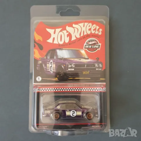 Hot Wheels количка RLC 1972 Nissan Skyline HT 2000 GT-R лилав, снимка 7 - Колекции - 49038375