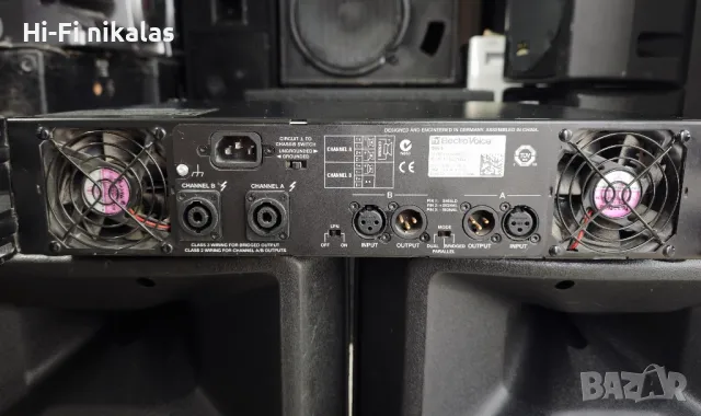 професионално стъпало усилвател + тонколони EV ® Electro VOICE Q66 SX 300, снимка 5 - Ресийвъри, усилватели, смесителни пултове - 50254882