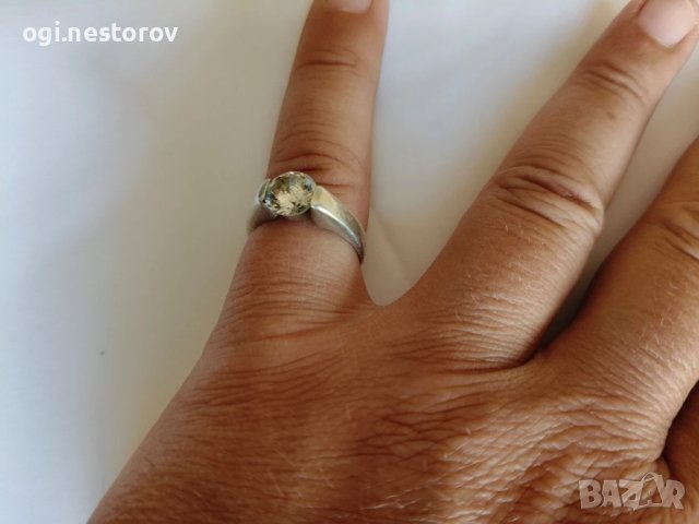 Сребърен пръстен , снимка 3 - Пръстени - 45728591