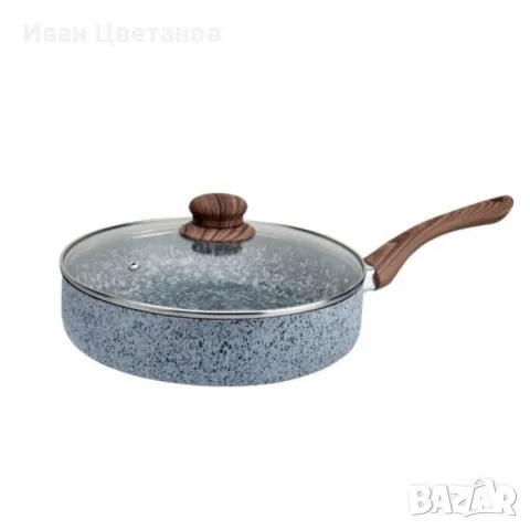 Тиган с капак Voltz Siena, Дълбок, Мраморно каменно керамично покритие