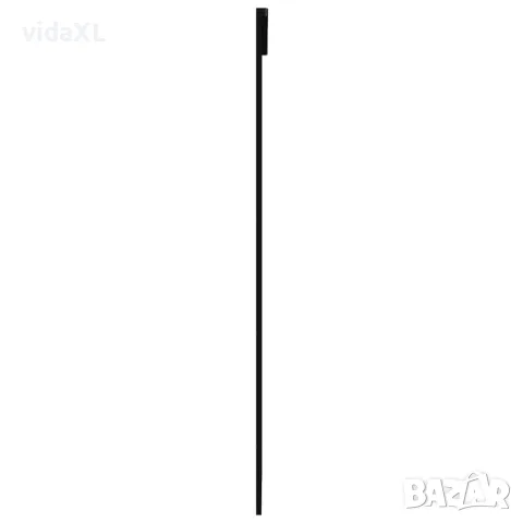 vidaXL Плъзгаща се врата с механизъм ESG стъкло и алуминий 102x205 см, снимка 5 - Интериорни врати - 56146563