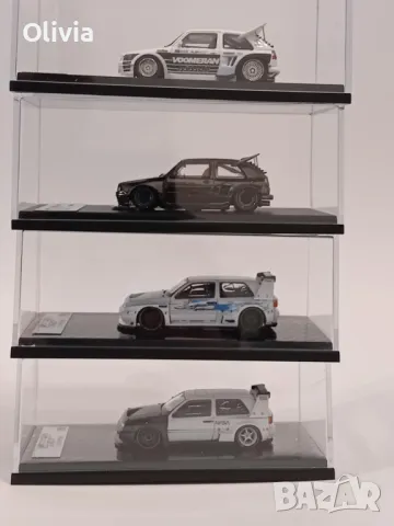 VW Golf 2 VW Golf 4, Ford Mustang Eleanor GT 500 Shelby 1:64, снимка 1