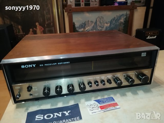 SONY SQ RETRO RECEIVER-MADE IN JAPAN 3008230850, снимка 6 - Ресийвъри, усилватели, смесителни пултове - 42017408