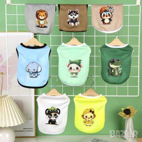 Тениски за малко куче и котка. Дрехи за малки кучета. Блузка за малко куче, Чихуа. Кучешки дрехи

, снимка 2 - За кучета - 33014810