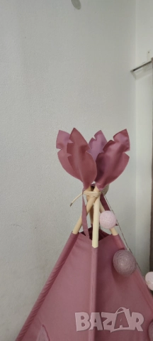 Детска палатка за момичета в цвят пепел от рози , снимка 5 - Други - 52479220