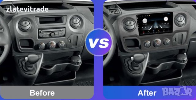 RENAULT MASTER / OPEL MOVANO / NISSAN NV400 2010-2021 - 10.1" АНДРОИД НАВИГАЦИЯ, 9523, снимка 5 - Навигация за кола - 40035594