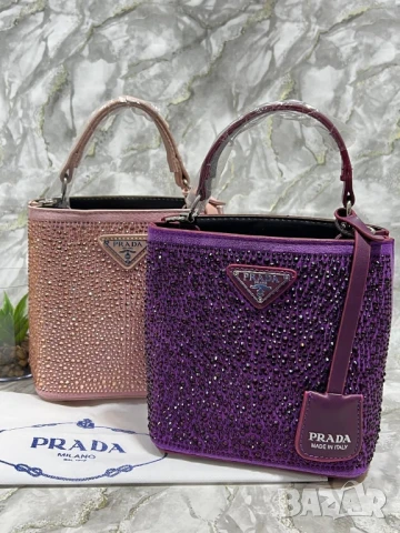 чанти с камъни prada , снимка 7 - Чанти - 50745497