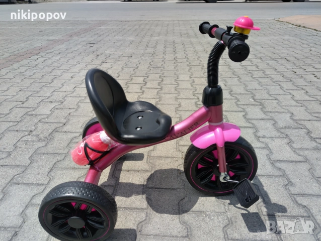 BYOX Триколка Cavalier Lux розов, снимка 8 - Детски велосипеди, триколки и коли - 53564225