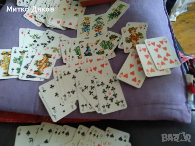 Patience маркови карти нови 2 чифта по 55карти малки 67х45мм, снимка 7 - Карти за игра - 47307978