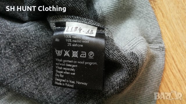 WE NORWEGIANS Zip-Up 100% Merino Wool размер L блуза 100% Мерино вълна - 410, снимка 13 - Блузи - 41388939