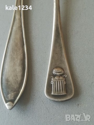 Детски посребрени прибори за хранене. Auerhahn 90 Muppets. Лъжичка. Вилица , снимка 3 - Прибори за хранене, готвене и сервиране - 41019087