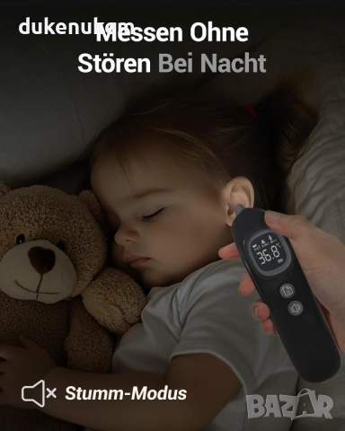 Термометър за ухо, 1 сек. измерване, интелигентни възрастови индикации, снимка 5 - Уреди за диагностика - 53162108