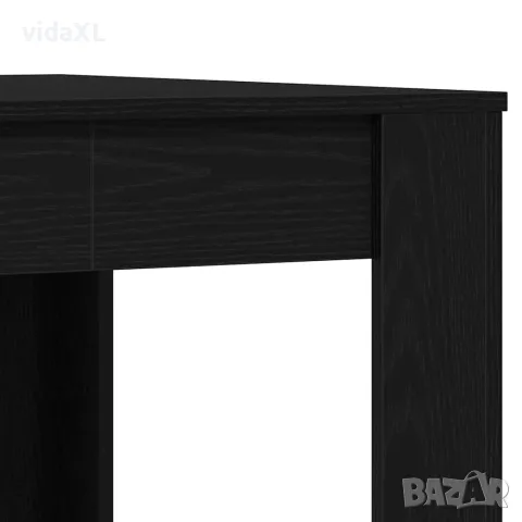 vidaXL Трапезна маса Черен дъб 140 x 74,5 x 76 см Инженерна дървесина, снимка 8 - Маси - 56148369