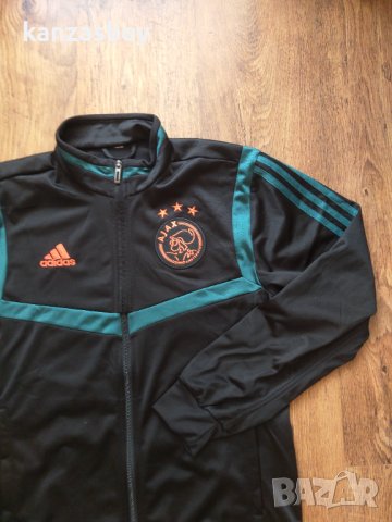 adidas ajax amsterdam trak jacket - страхотно мъжко горнище 100% оригинал отлично състояние , снимка 6 - Спортни дрехи, екипи - 40981747