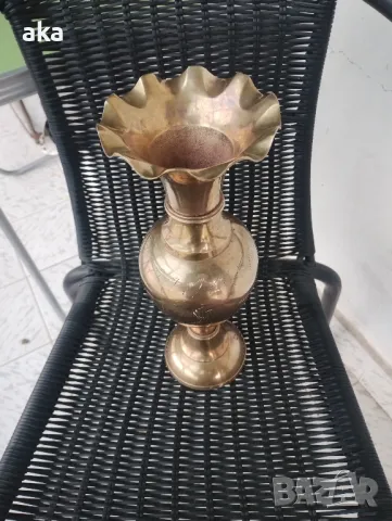 МАСИВНА бронзова - месингова - ВАЗА 800ГР.31 СМ., снимка 9 - Нумизматика и бонистика - 49862611