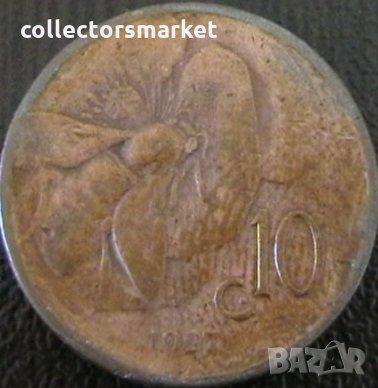 10 центисими 1927, Италия